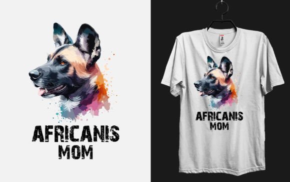 Africanis Dog Lover Funny T-shirt Design Graphics