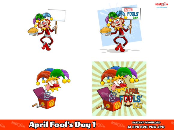Funny April Fools Day Cartoons: Playful Graphics for Local Branding