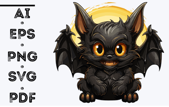 Funny Bat Graphics for Modern Editorial Design