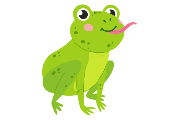 Funny Frog Graphics for Branding and Marketing