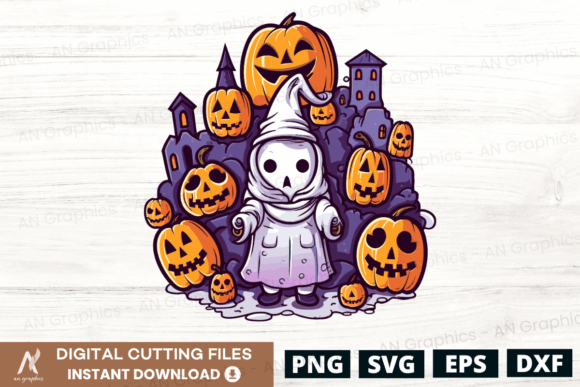 Funny Halloween Vector Clip-art D1 Graphics for T-Shirt Designs