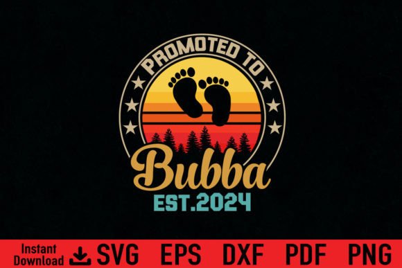 Funny Promoted to Bubba EST. 2024 Gift
