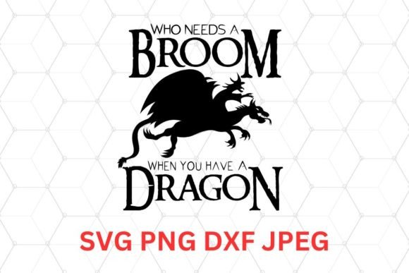 Halloween Witch Dragon Flying Graphics