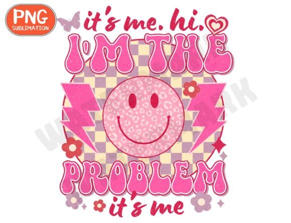 I m the Problem Funny Grandma Png Graphics for T-Shirt Designs