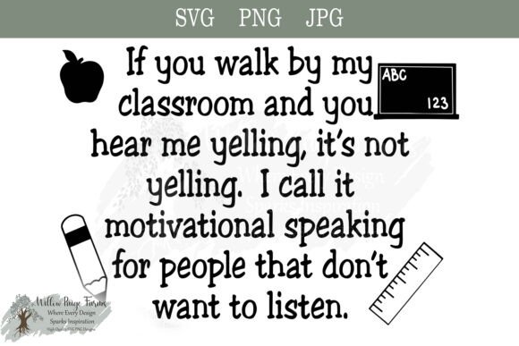 If You Walk Past My Classroom SVG for T-Shirt Designs