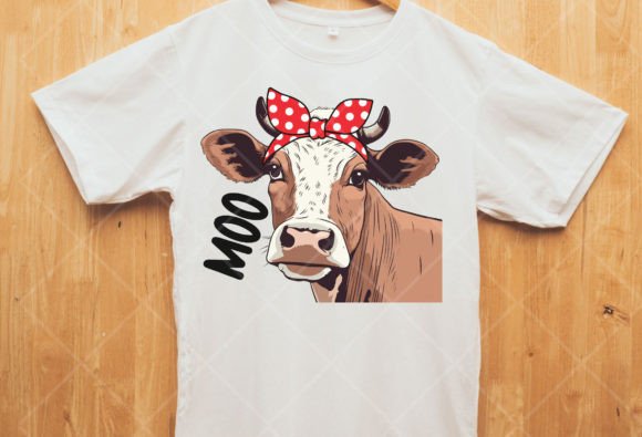 Makes for a Funny Cow Png for T-Shirt Designs and Graphics