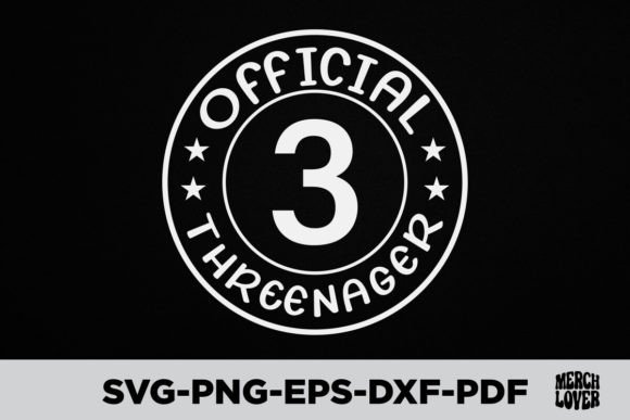 Official Threenager Funny Birthday Shirt Graphics