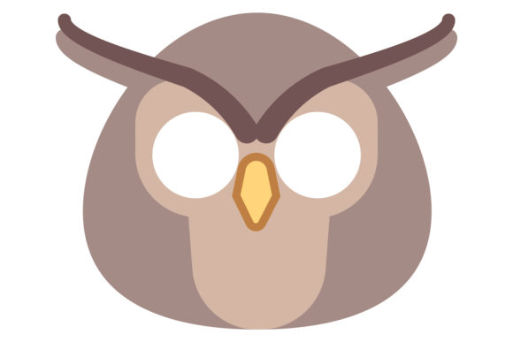 Owl Mask Graphic for Fun and Editorial Use